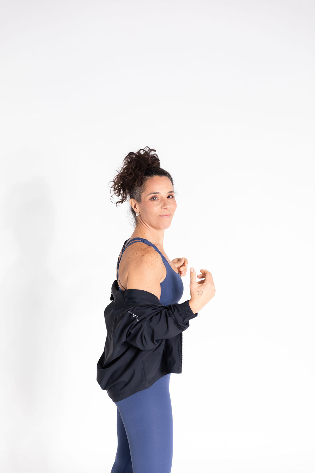 BPM Black Zip Up Training Jacket Unisex